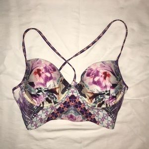 Pattern Bikini Top